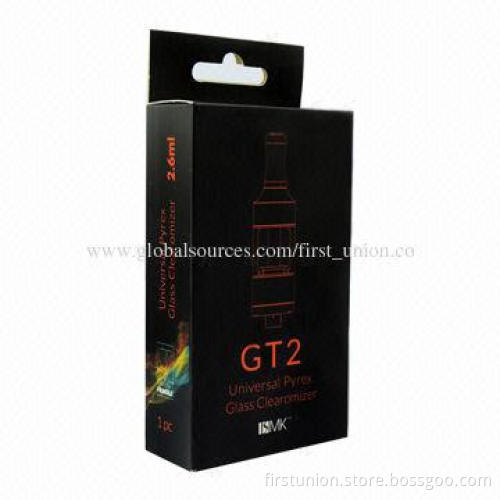 Hot Selling Glass Clearomizer GT2, Can Match with Multiple Types of Batteries
